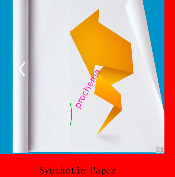 150um PP synthetic paper matte surface both sides printable