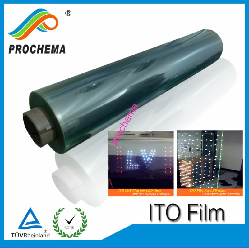 LED Glass Film 50ohm ito film