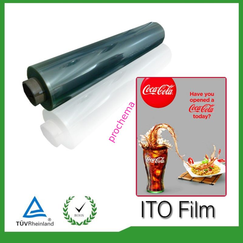 conductive 100ohm ito film for electroluminescent sign