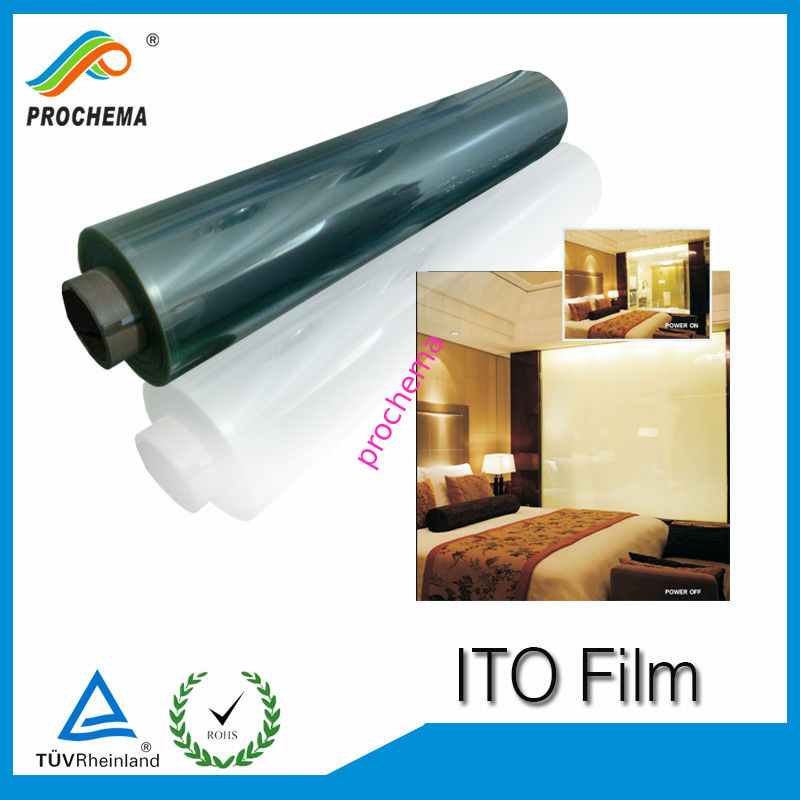 150ohm high transparent ito film for pdlc film