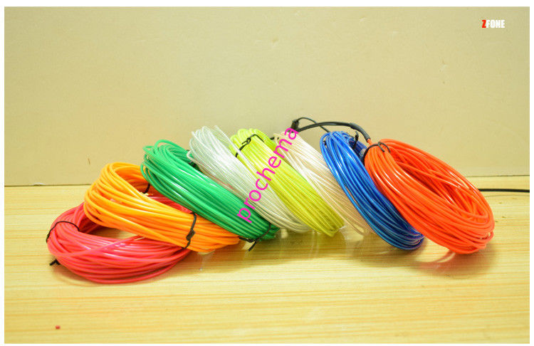 Cheaper price in China 2017 brightness multicolor EL wire roll 4meter/10meter